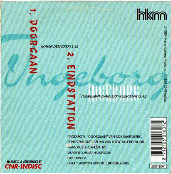 Ingeborg : Doorgaan (CD, Single)