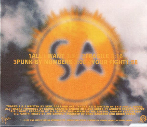 Skunk Anansie : All I Want (CD, Maxi)