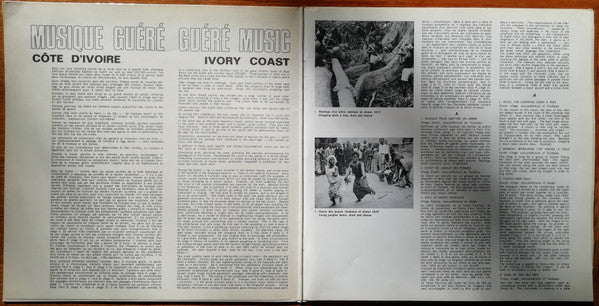Ngere : Musique Guéré (Côte D'Ivoire) = Guéré Music (Ivory Coast) (LP, Album, Gat)