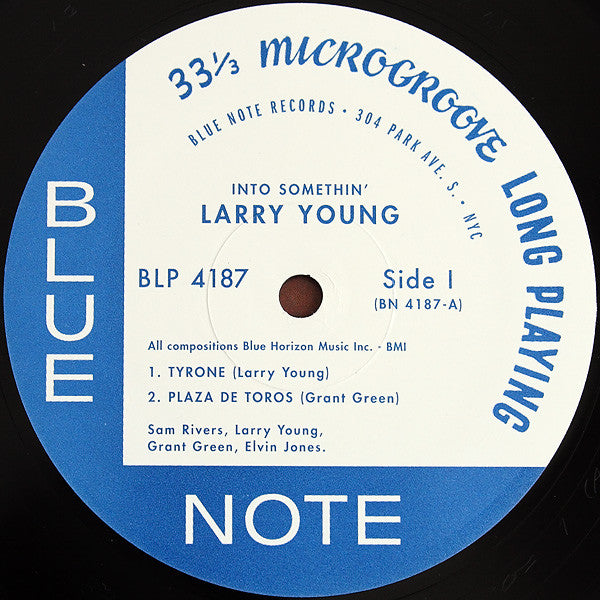 Larry Young : Into Somethin' (LP, Album, RE, Sco)