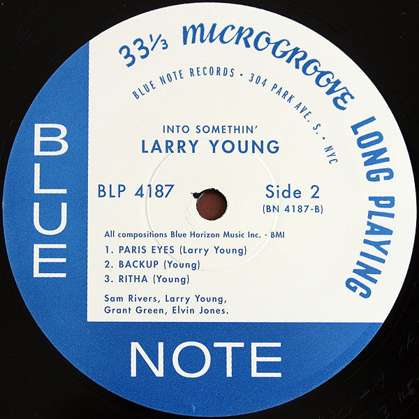 Larry Young : Into Somethin' (LP, Album, RE, Sco)