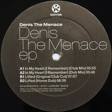 Denis The Menace : Denis The Menace EP (12", EP)