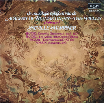 The Academy Of St. Martin-in-the-Fields Director Sir Neville Marriner : De Muzikale Rijkdom Van De Academy Of St. Martin-In-The-Fields (LP, Comp)