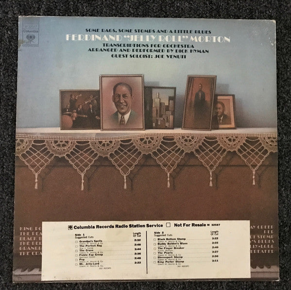 Jelly Roll Morton - Dick Hyman : Transcriptions For Orchestra (LP, Album, San)