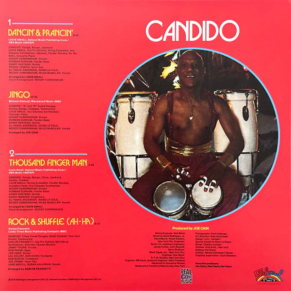 Candido : Dancin' & Prancin' (LP, Album, RE)