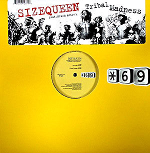 Size Queen Featuring Mitch Amtr@k : Tribal Madness (12")
