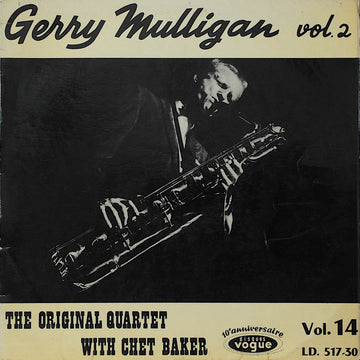 Gerry Mulligan : Vol. 2 - The Original Quartet With Chet Baker (LP, Comp)