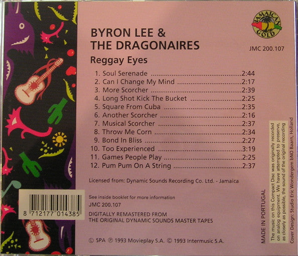 Byron Lee And The Dragonaires : Reggay Eyes (CD, Album, RE, RM)
