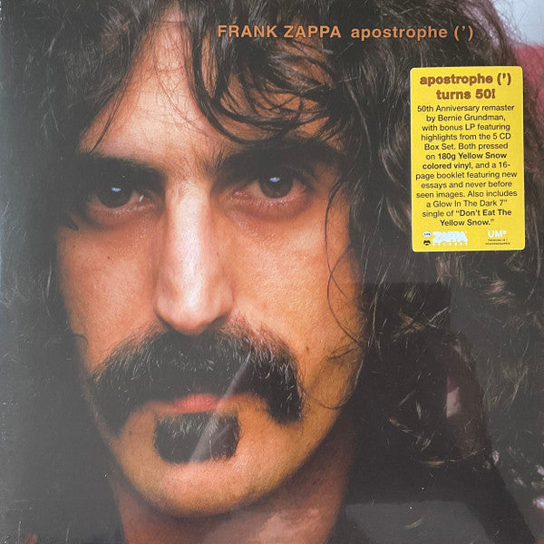 Frank Zappa : Apostrophe (') (LP, Album, RE, RM, Whi + LP, Whi + 7", Single, Clo)