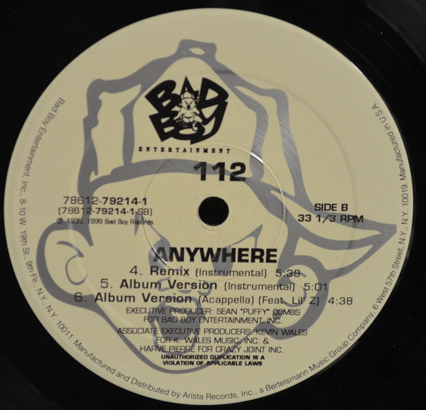 112 : Anywhere (12")
