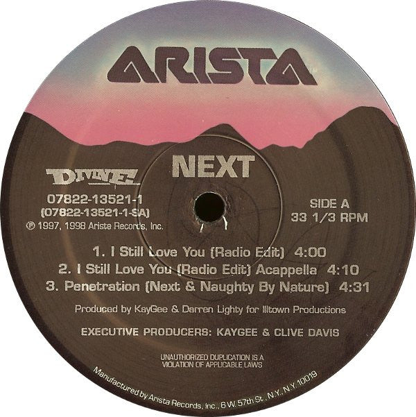 Next (2) : I Still Love You (12")