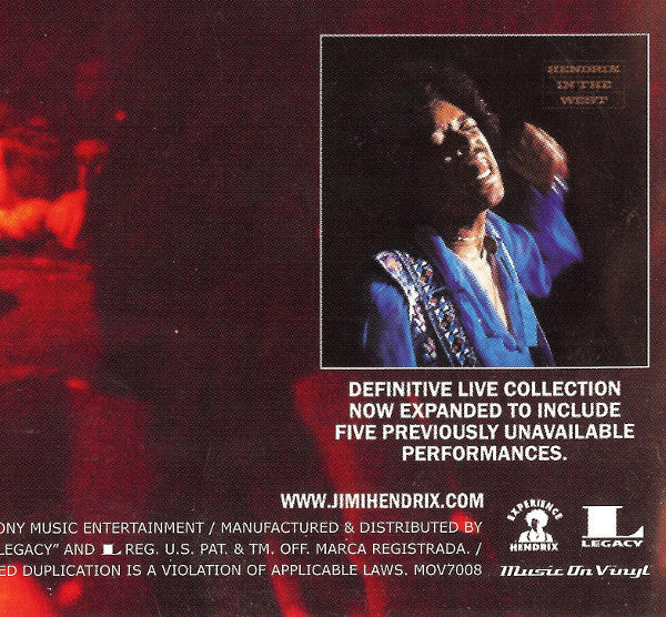 Jimi Hendrix : Hendrix In The West - Johnny B. Goode / Purple Haze (7", Single, Ltd, Num)