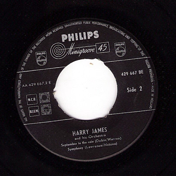 Harry James And His Orchestra : Little Things Mean A Lot (7", EP)