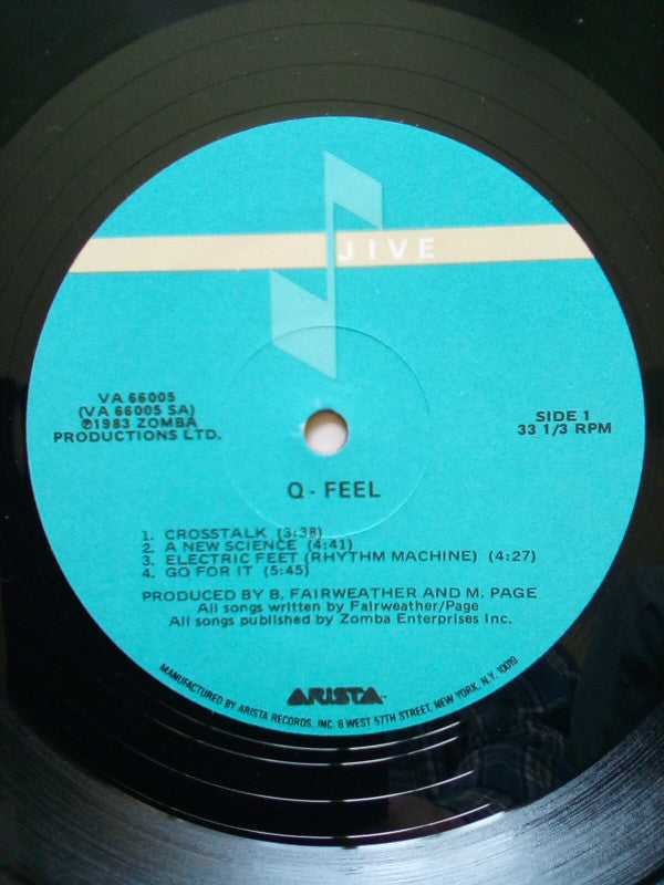 Q-Feel : Q-Feel (LP, Album, MR )