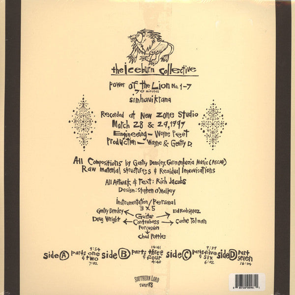 The Iceburn Collective : Power Of The Lion (2xLP, Album, RE, 180)