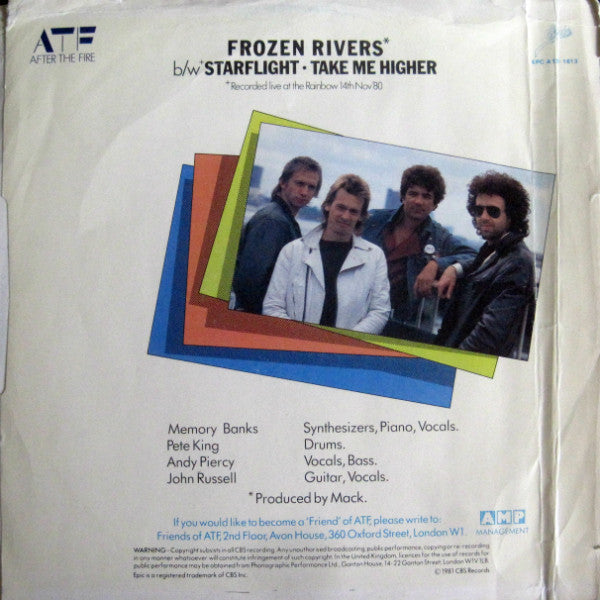 After The Fire : Frozen Rivers (12", Single)