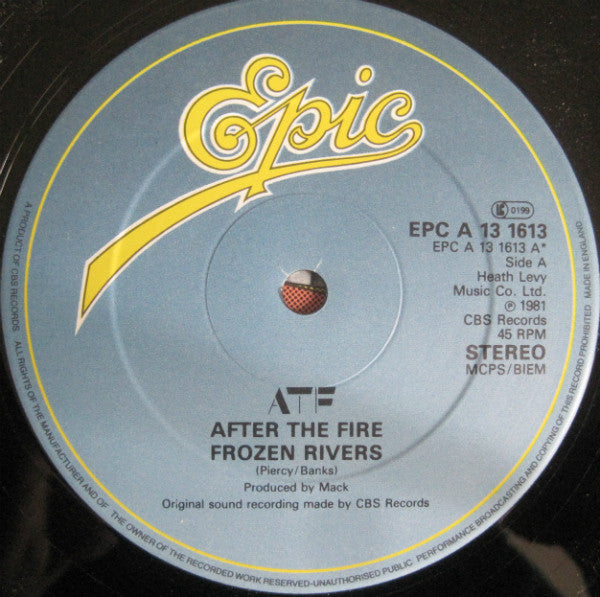 After The Fire : Frozen Rivers (12", Single)