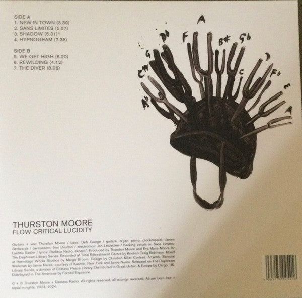 Thurston Moore : Flow Critical Lucidity (LP, Ltd, Res + Flexi, 7", S/Sided, Cle)
