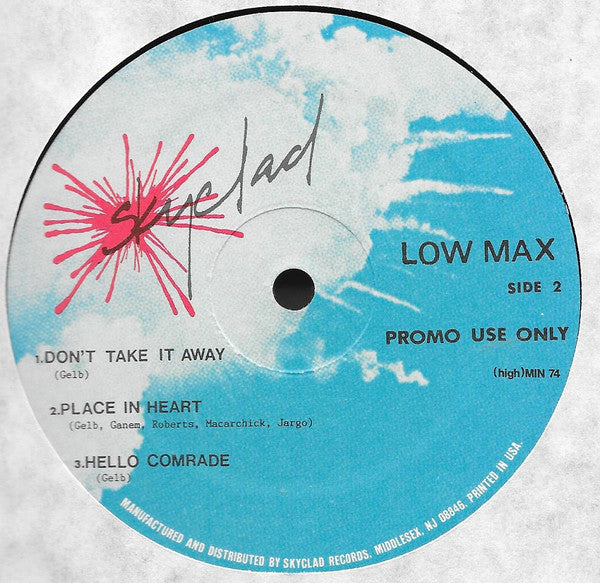 Low Max : Low Max (12", MiniAlbum, Promo)