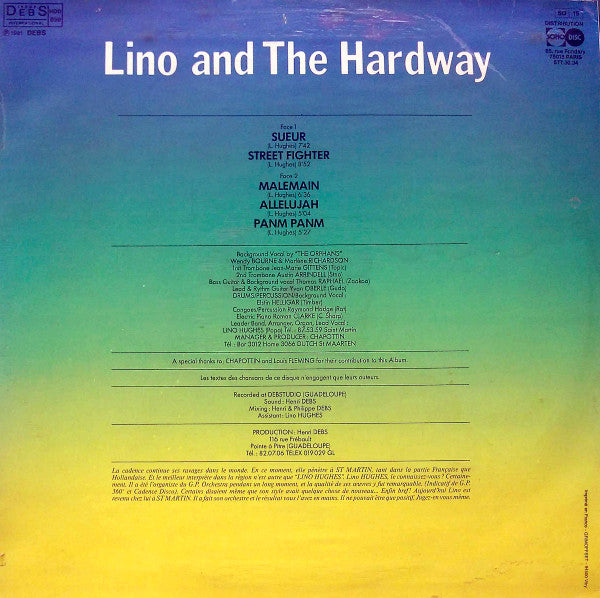 Lino Hughes And The Hardway : Street Fighter (LP, Album)