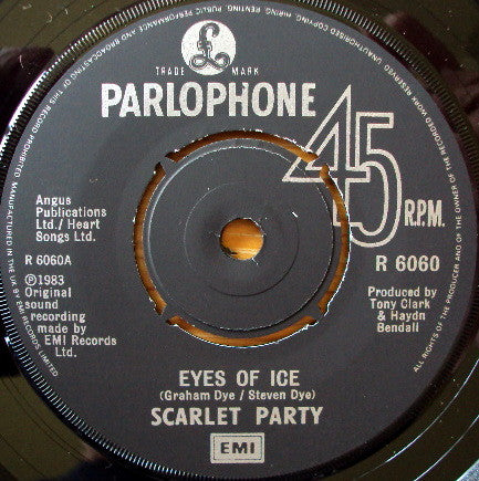 Scarlet Party : Eyes Of Ice (7")