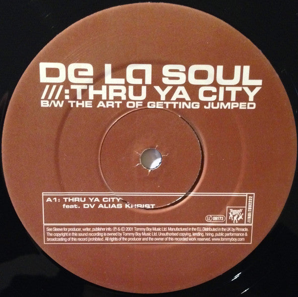 De La Soul : Thru Ya City (12", Single)