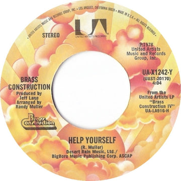 Brass Construction : Help Yourself / Pick Yourself Up (7", Styrene, Ter)