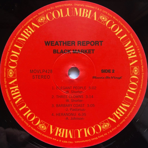 Weather Report : Black Market (LP, Album, RE, 180)