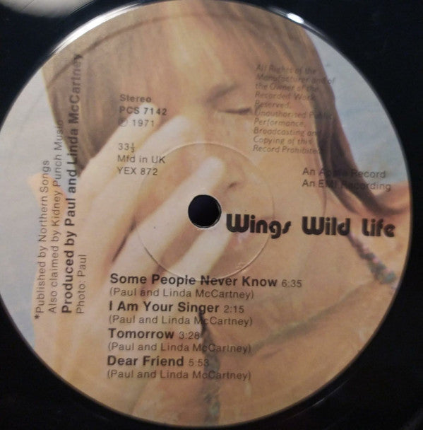 Wings (2) : Wild Life (LP, Album)