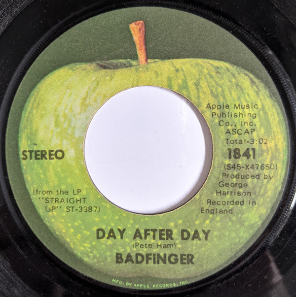 Badfinger : Day After Day (7", Single, Win)