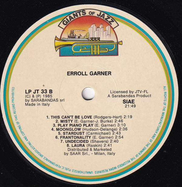 Erroll Garner : Erroll Garner (LP, Comp)