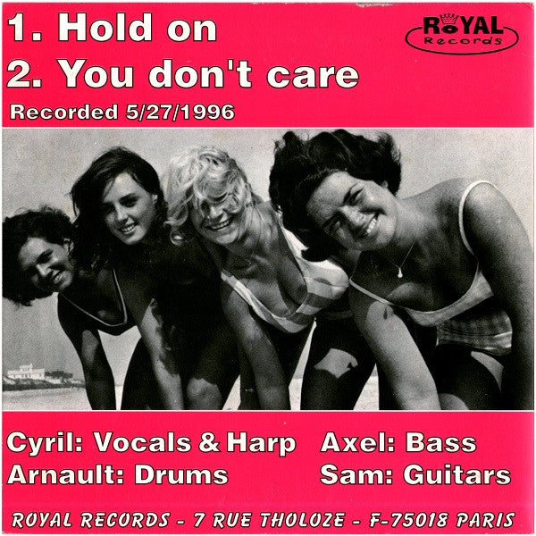 The Wonky Monkees : Hold On B/W You Don't Care (7", Single)