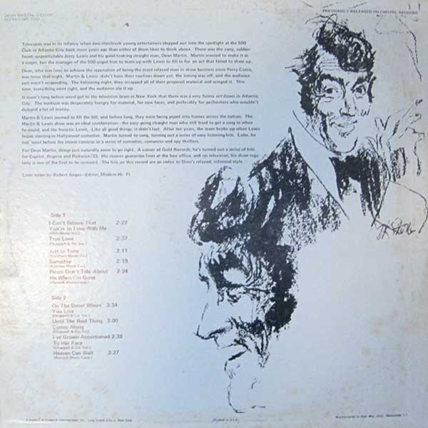 Dean Martin : Deluxe (LP, Album, RE)