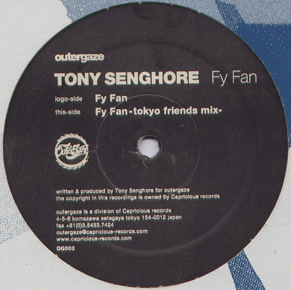 Tony Senghore : Fy Fan (12")