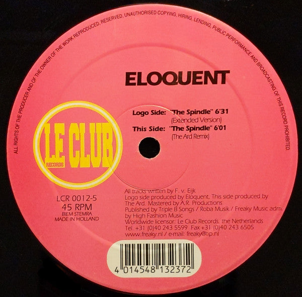 Eloquent : The Spindle (12")