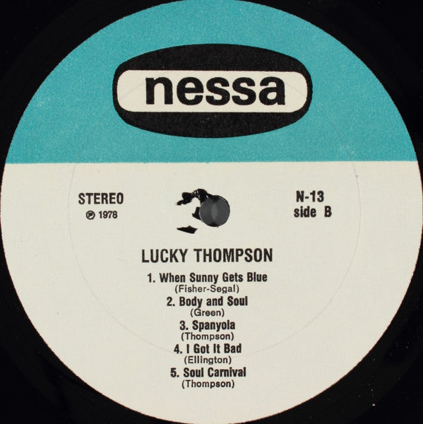 Lucky Thompson Featuring Tete Montoliu : Body & Soul (LP, Album)