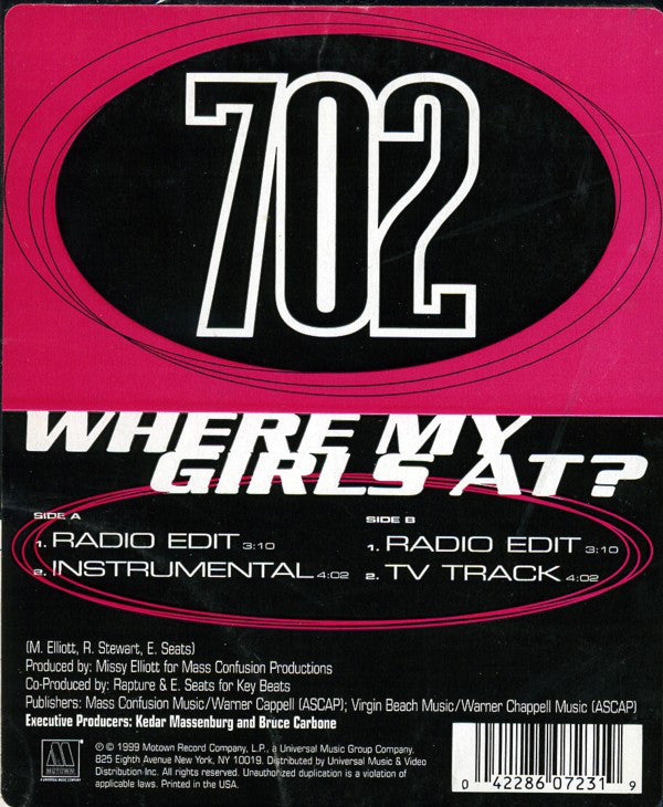 702 : Where My Girls At? (12")