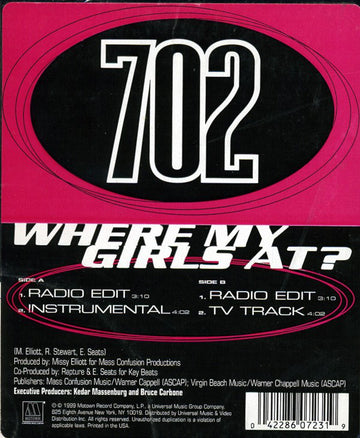 702 : Where My Girls At? (12")