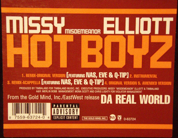 Missy Elliott : Hot Boyz (12")