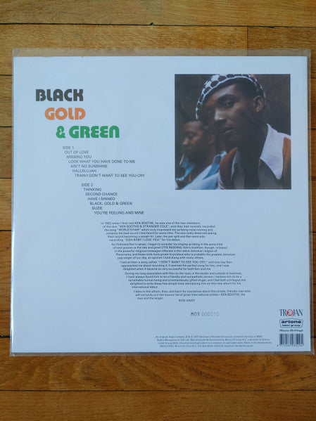 Ken Boothe : Black Gold & Green (LP, Album, Ltd, Num, RE, Ora)