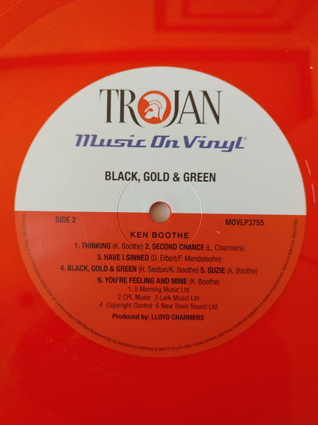 Ken Boothe : Black Gold & Green (LP, Album, Ltd, Num, RE, Ora)