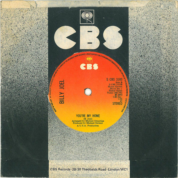 Billy Joel : Piano Man (7", Single)