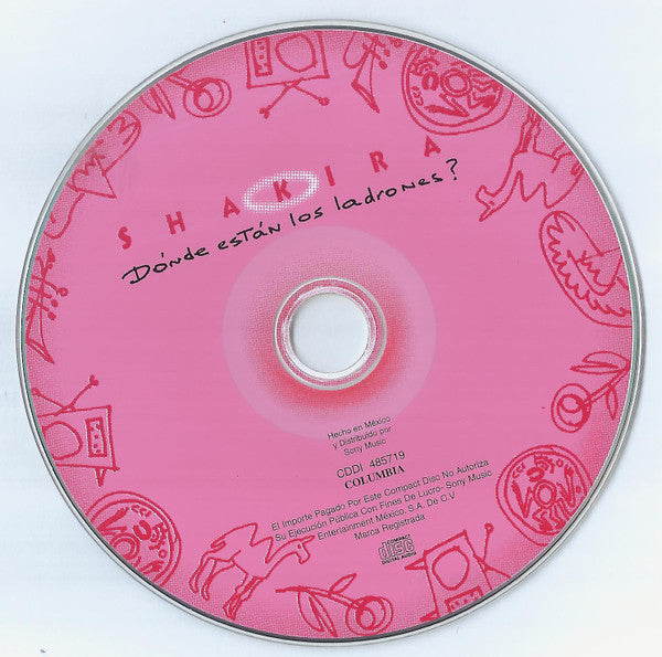 Shakira : Dónde Están Los Ladrones? (CD, Album)