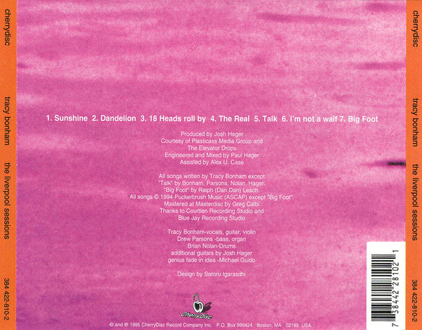 Tracy Bonham : The Liverpool Sessions (CD, EP)