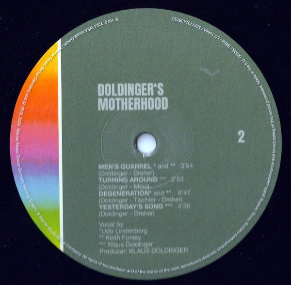 Doldinger's Motherhood* : Motherhood (LP, Album, RE)