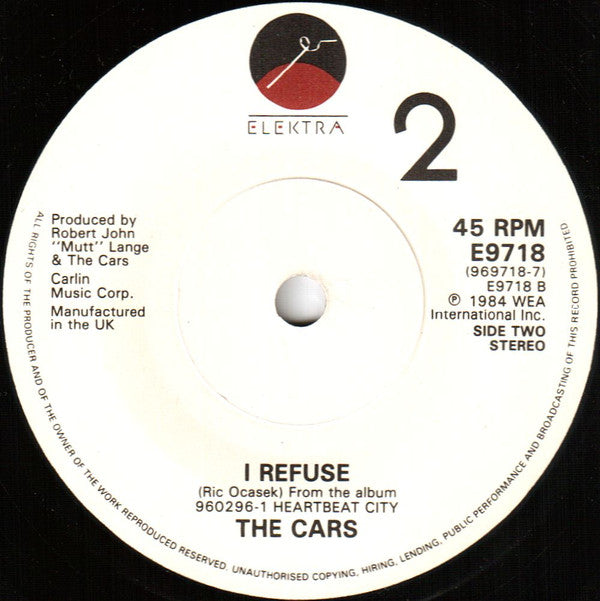 The Cars : You Might Think (7", Single)