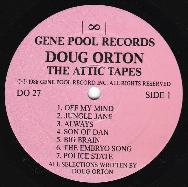 Doug Orton : The Attic Tapes (LP)