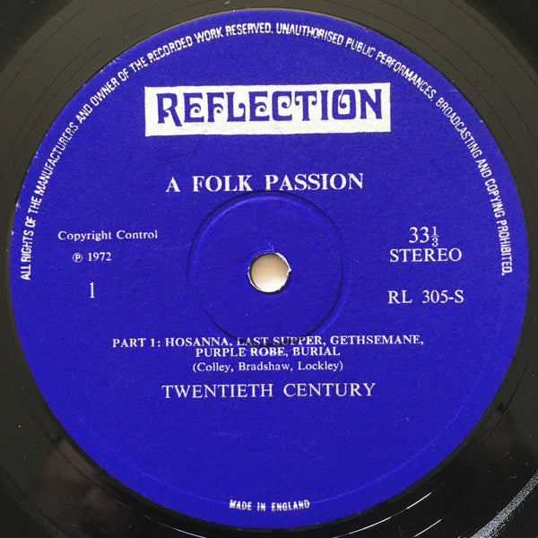 20th Century (2) : A Folk Passion (LP, Album)