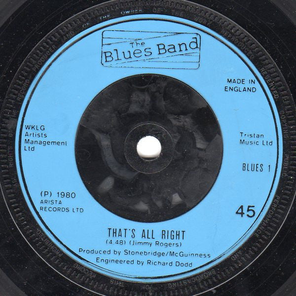 The Blues Band : Nadine (7", Single)