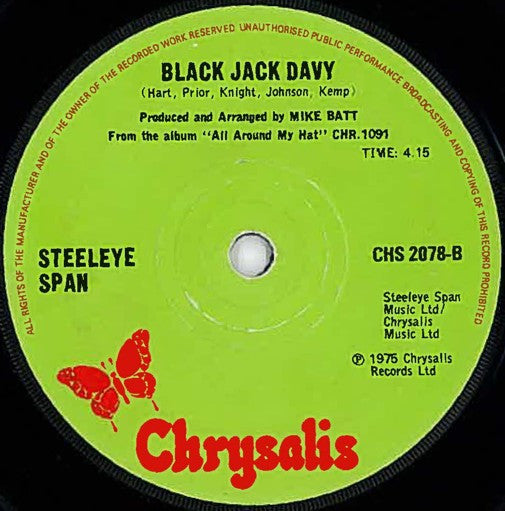 Steeleye Span : All Around My Hat (7", Single, Sol)